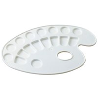 Faibo Oval Painting Palette With Compartments