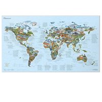 Awesome maps Best Mountain Bike Trails In The World Vinyl Map