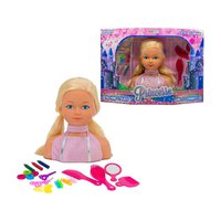 Vicam toys Bust Princess Kann Es Kämmen Und Mit Seinen Accessoires Dekorieren 54x14.5x38 cm