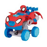 Toy partner Vehículo Spidey Mech Web Crawler Rastreador De Telarañas. Se Transforma En Robot 26x22x21 cm
