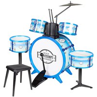 bontempi-enfant-bleu-batterie-musical-5-tambours-avec-tabouret