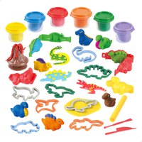 Playgo Set Plasticine Dieren Dinosaurussen 23 Eenheden