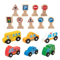 woomax-set-6-vehicles-and-9-wood-traffic-signs-construction-game