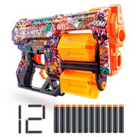 x-shot-skins-podwojny-pistolet-zabawkowy-z-12-pianka-rzutki