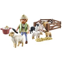Playmobil Young Shepherd With Flock Of Sheep Construction Game