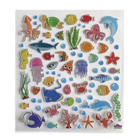 global-gift-classy-3d-marine-animals-glitter-stickers