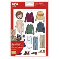 apli-dressing-theme-school-stickers-5-units
