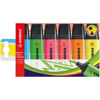 Stabilo Assorted Boss 70 Pack Fluorescent Marker 6 Units