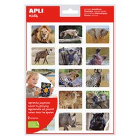 apli-realistic-animals-school-stickers-5-units