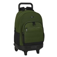 safta-med-trolley-wheels-dark-forest-backpack-compact