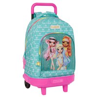 safta-compact-with-trolley-wheels-rainbow-high-paradise-backpack