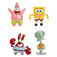 Jada Set Of 4 Metal Spongebob 7 cm Figures