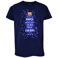 FC Barcelona Spotify Camp Nou Kids Short Sleeve T-Shirt