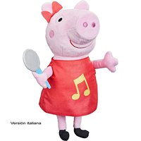 Hasbro En Italià Teddy Peppa Pig Oink Along Songs
