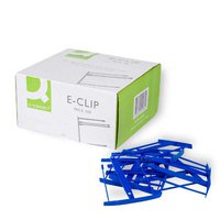 Q-connect Kunststoff-Klemmbinder E-clips Kiste Von 100 Einheiten