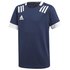 adidas 3 Stripes Rugby Short Sleeve T-Shirt