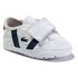 Lacoste Sideline Canvas Synthetic Crib Trainers