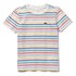 Lacoste Crew Neck Striped Cotton Short Sleeve T-Shirt