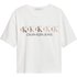 Calvin klein Repeat Foil Boxy kurzarm-T-shirt