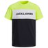 Jack & jones Neon Logo Blocking Kurzarm T-Shirt