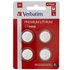 Verbatim Lithium Batterier 49533 CR 2032 4 Enheder