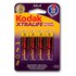 Kodak アルカリ乾電池 LR6 AA 4 単位