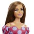 Barbie Fashionista Curvy Vitiligo Con Vestido De Lunares Y Accesorios De Moda De Juguete