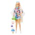 Barbie Extra Flower Power Poncho And Pet Toy Doll