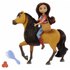 Spirit おもちゃのアクセサリーが付いている人形および馬の図 Lucky